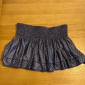 Lucky in Love Navy Heart Tennis Skirt
